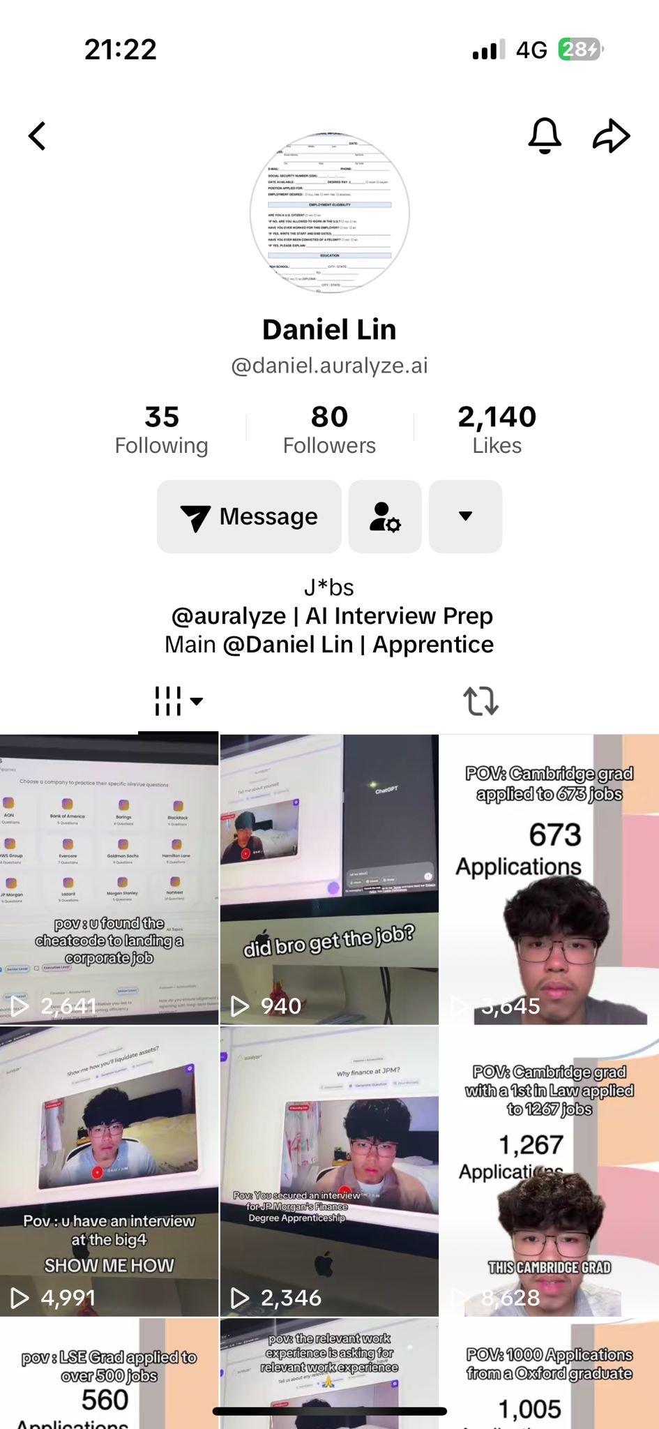 Daniel creating Auralyze content